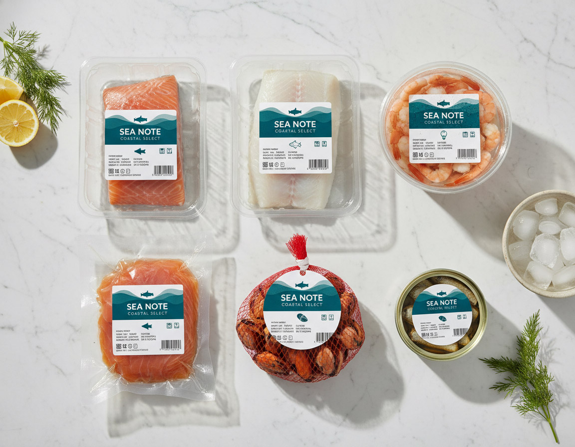 Этикетки для рыбы